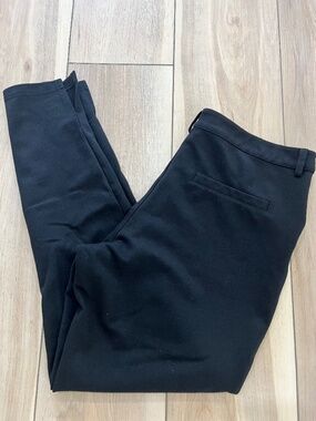 Grace & Lace Fab Fit Work Pants Black Skinny Leg Stretch Career Pants Size 12